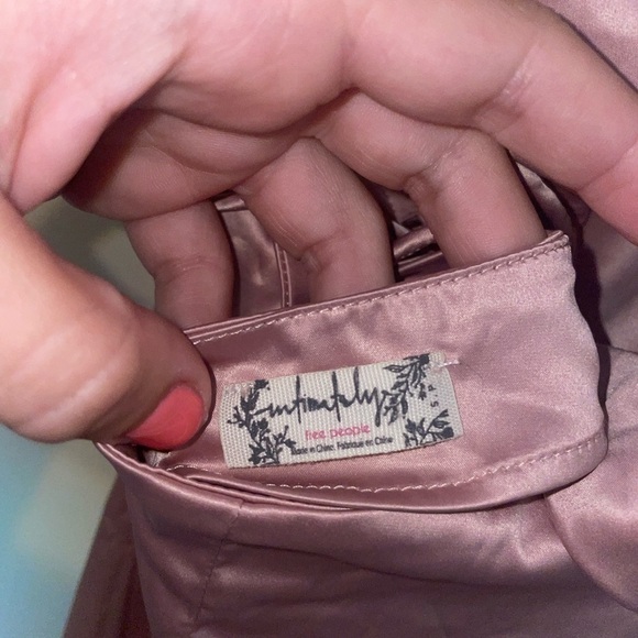 Free People Tongue Tied Mini Dress in Blush Pink Size Small - Picture 5 of 8